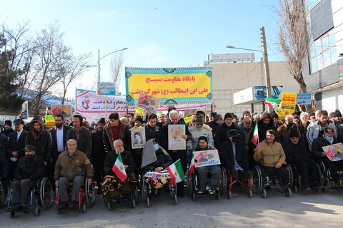 تصاویر/ حضور مردم دارالارشاد اردبیل در راهپیمایی 22 بهمن