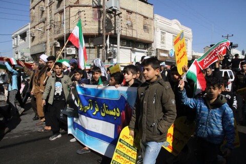 راهپیمایی مردم شهرستان شوش در یوم الله 22 بهمن ماه