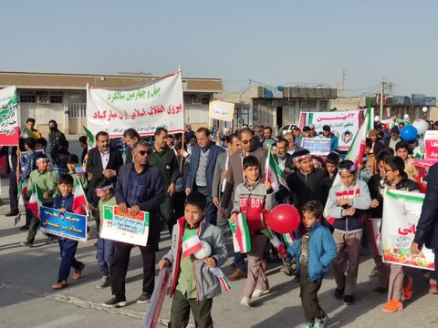 راهپیمایی ۲۲ بهمن ۱۴۰۱ در دوراهک استان بوشهر /