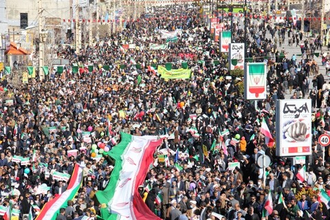 حضور باشکوه کهگیلویه و بویراحمدی ها در جشن پیروزی 44 سالگی انقلاب اسلامی