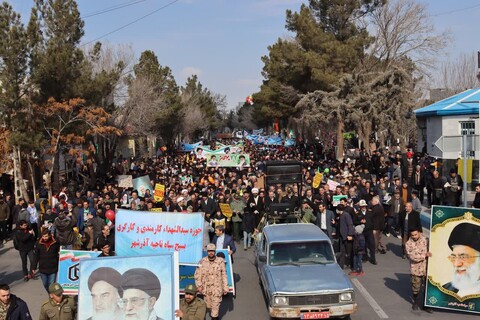 تصاویر/ راهپیمایی ۲۲ بهمن ۱۴۰۱ در شهرستان آذرشهر