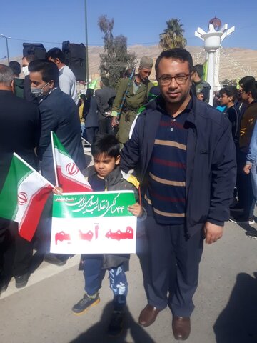 حماسه حضور مردم پلدختر در راهپیمایی یوم الله 22 بهمن