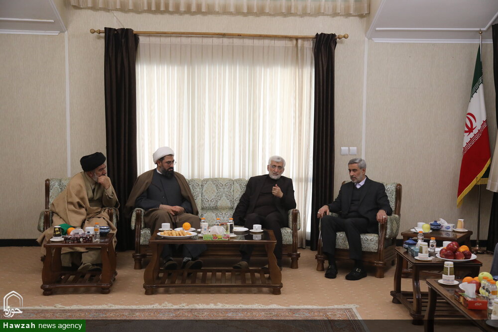 دیدار جلیلی با نماینده ولی فقیه در استان و استاندار همدان + عکس