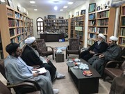 تصاویر/ دیدار مدیر منطقه‌۳ دفتر قائم حوزه‌های علمیه با نماینده ولی فقیه در بوشهر