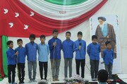 تصاویر/ جشن پیروزی انقلاب در مدرسه علمیه حضرت ولیعصر(عج) شهرستان رودان
