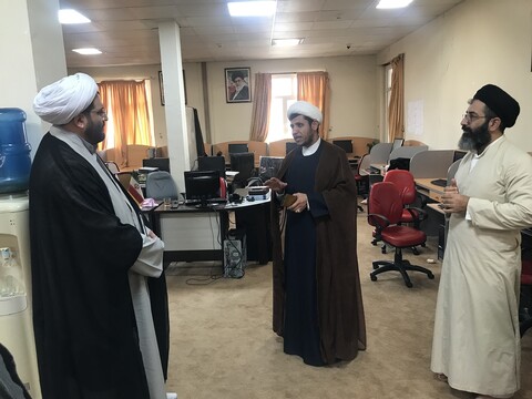تصاویر/ مدیر منطقه‌۳ دفتر قائم حوزه‌های علمیه از مدرسه علمیه بوشهر