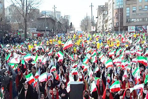 پیام تقدیر حوزه علمیه کرمانشاه از مردم در پی حضور حماسی در راهپیمایی ۲۲ بهمن:
