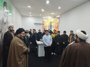 تصاویر/ بازدید طلاب مدرسه علمیه امام خمینی(ره) ماکو از نمایشگاه مسجد جامعه پرداز
