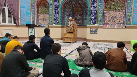 تصاویر/ هیئت هفتگی مدرسه علمیه امام علی علیه السلام سلماس