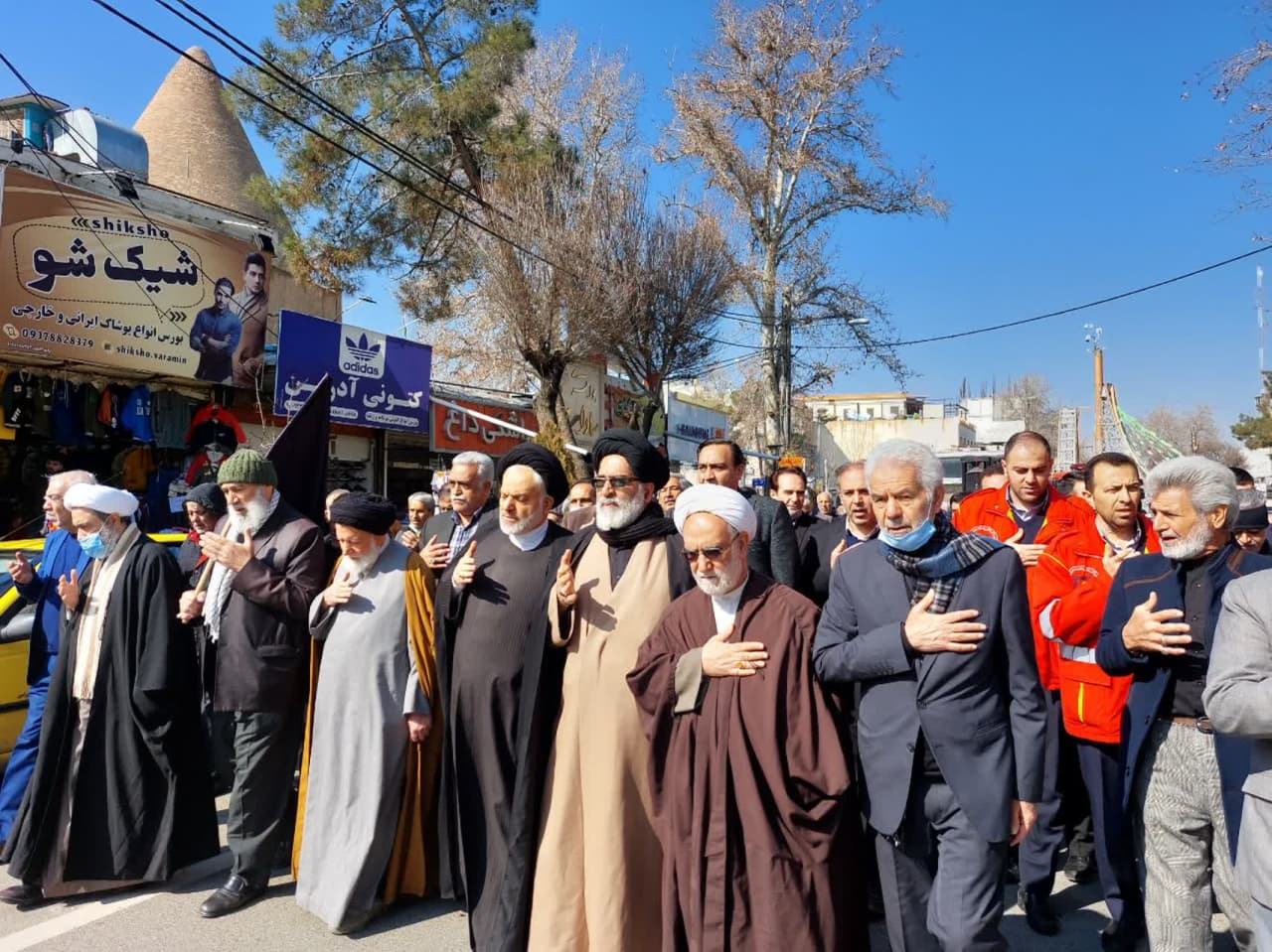 مراسم سوگواری شهادت امام کاظم (ع) در شهرستان ورامین برگزار شد