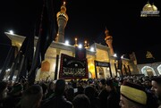 تصایر/ شہادت امام موسی کاظم (ع) کے موقع پر کاظمین میں عزاداروں کا ہجوم
