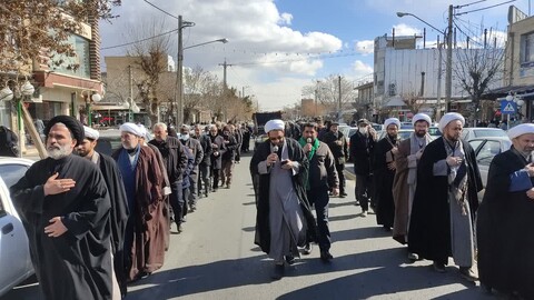 تصاویر/ برگزاری عزاداری خیابانی به مناسبت شهادت امام کاظم علیه السلام در سلماس