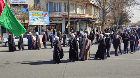 تصاویر/ برگزاری عزاداری خیابانی به مناسبت شهادت امام کاظم علیه السلام در سلماس