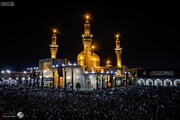 हज़रत इमाम मूसा काजिम अलैहिस्सलाम की शहादत के मौके पर काज़मैन में अज़ादारों का हुजूम/फोटों