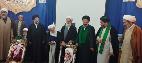 تصاویر/مراسم تجلیل از روحانیون و علمای پیشکسوت شهرستان آران وبیدگل