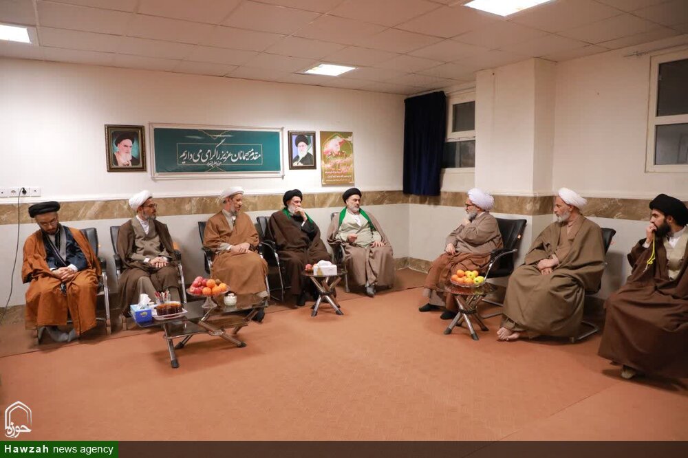 دیدار آیت‌الله شاهرودی با نماینده مردم خوزستان در مجلس خبرگان رهبری