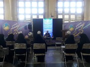 بازدید طلاب موسسه آموزش عالی حوزوی ریحانة الرسول از نمایشگاه کتاب دین