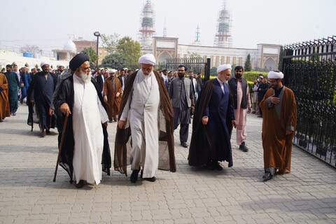 ادیان و مذاہب یونیورسٹی قم کے سربراہ کا جامعہ عروۃ الوثقیٰ لاہور کا دورہ