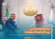 تصمیم/ مذكرة تفاهم أمني بين العراق والسعودية