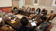 نشست شورای پایگاه بسیج شهدای روحانی حوزه برگزار شد + تصاویر