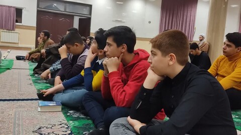 تصاویر/ جلسه هفتگی مدرسه علمیه امام علی علیه السلام سلماس