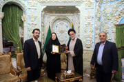 Swiss Ambassador to Iran visits Lady Masuma Shrine 