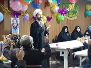 کاروان زیارتی شهید سلیمانی کاشان میلاد امام حسین(ع) را در کربلا جشن گرفتند + عکس