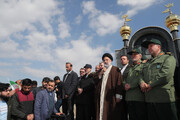تصاویر/ حضور رئیس جمهور در یادمان شهید محمد بروجردی