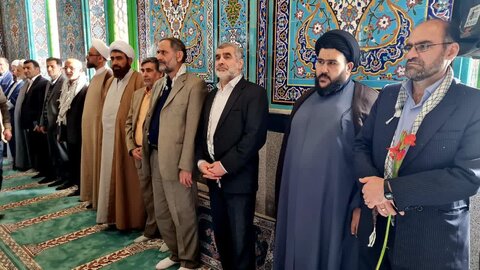 تصاویر /یادواره شهدای سگز آباد با حضور مدیر حوزه علمیه استان قزوین -عکس روح الله میرزایی