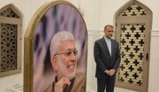 امير عبداللهيان يزور مثوى الشهيد ابو مهدي المهندس