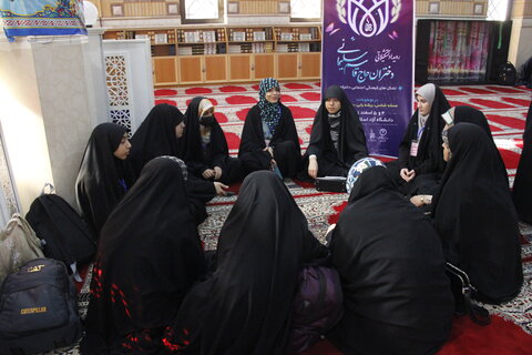 تصاویر / اختتامیه رویداد تشکیلاتی دختران حاج قاسم در قزوین -عکس حسین حاجی عزیزخانی