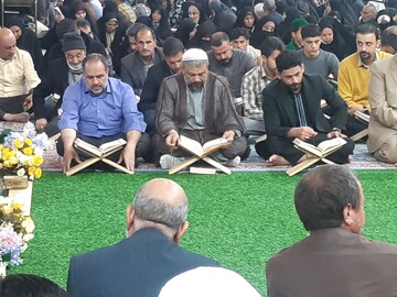 تصاویر/ برگزاری محفل انس با قرآن کریم به مناسبت میلاد حضرت ابوالفضل(ع)در حرم امیرالمومنین (ع)