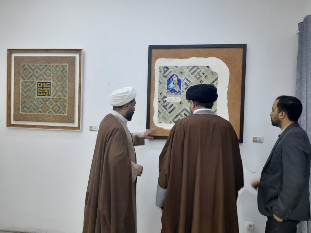 نمایشگاه نقاشی یک روحانی در اهواز برپا شد