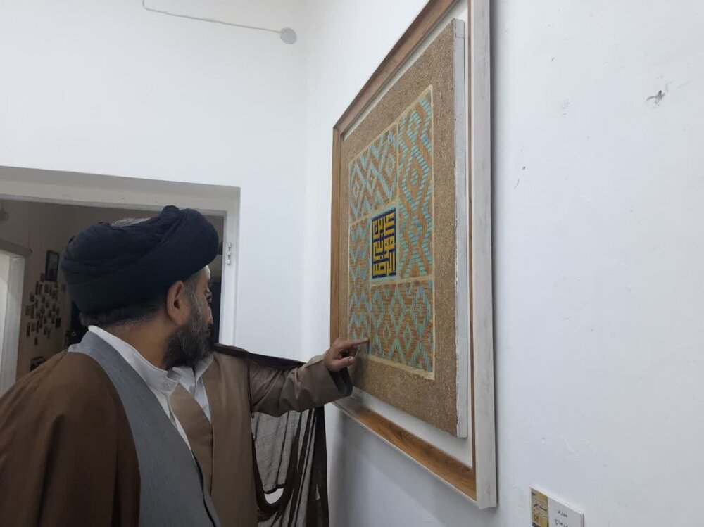 نمایشگاه نقاشی یک روحانی در اهواز برپا شد