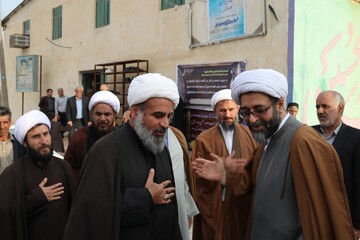 تصاویر/ حضور مدیر حوزه های علمیه خواهران در تدفین و تشییع فرزند حجت الاسلام اسماعیل نیا