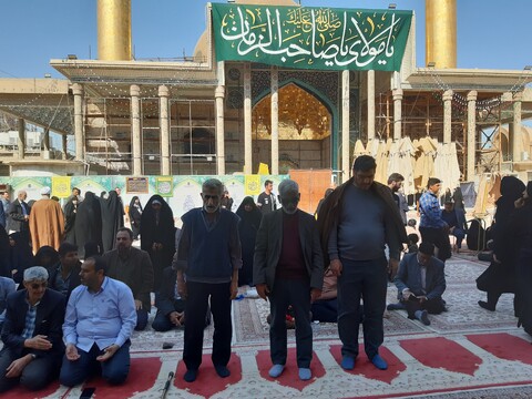 تصاویر: حال و هوای جشن اعیاد شعبانیه در حرم  عسکریین(ع) در سامرا