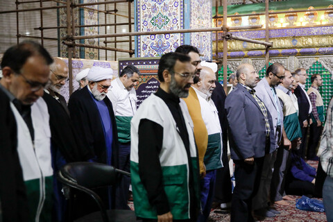 تصاویر/ حضور تولیت آستان قدس رضوی در مرقد علی بن مهزیار
