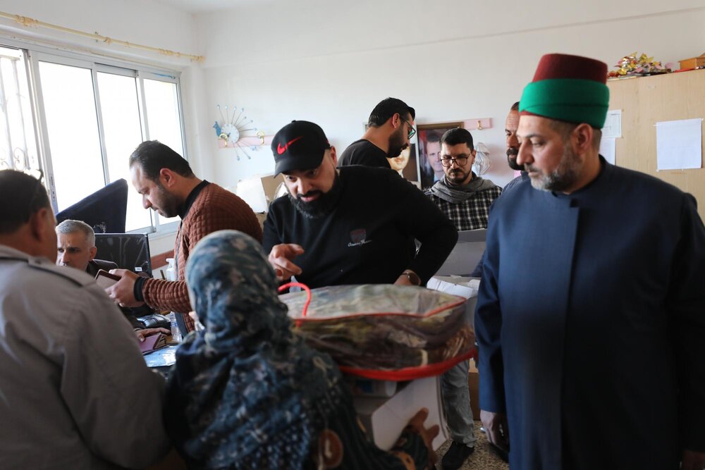 حرم حضرت عباس (ع) کی جانب سے شام میں زلزلہ متاثرین کے لیے امداد + تصاویر