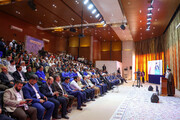 تصاویر/ آیین افتتاح فاز ۱۴ پارس جنوبی با حضور رئیس جمهور