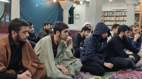 تصاویر / مراسم یادواره شهدا در مدرسه علمیه شیخ الاسلام قزوین عکس -ابوالفضل قاسمی