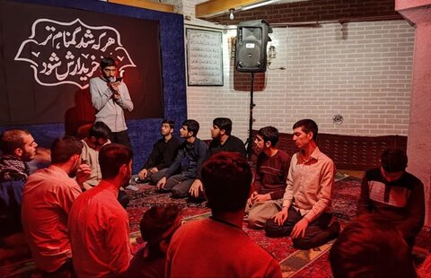تصاویر / مراسم یادواره شهدا در مدرسه علمیه شیخ الاسلام قزوین عکس -ابوالفضل قاسمی