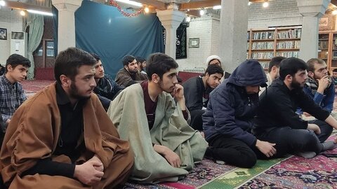 تصاویر / مراسم یادواره شهدا در مدرسه علمیه شیخ الاسلام قزوین عکس -ابوالفضل قاسمی