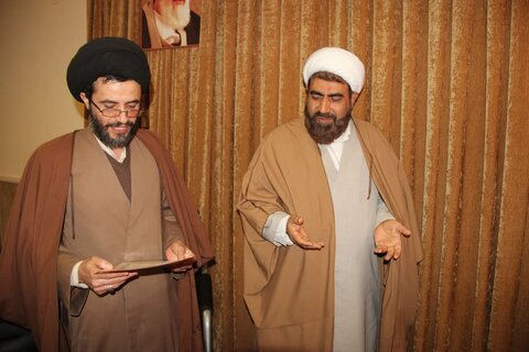 تصاویر/ حضور مدیر حوزه علمیه استان قزوین در جمع طلاب جهادی