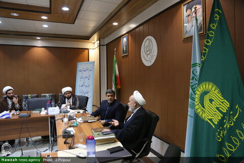 بالصور/ الاجتماع التمهيدي العلمي الثالث لمؤتمر الإمام الرضا (ع) العالمي بمدينة قم المقدسة