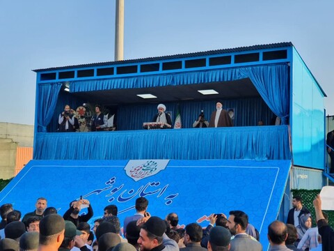 استقبال بوشهری ها از رئیس جمهور