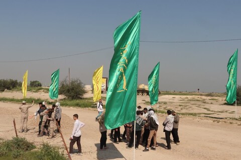 تصاویر/ بازدید طلاب مدرسه علمیه امام خامنه ای ارومیه در یادمان های دوکوهه و فتح المبین