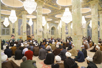 تصاویر/ مراسم بزرگداشت مرحوم حضرت آیت‌الله علوی گرگانی در قم