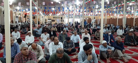 تصاویر/اقامه نماز جمعه ۱۲اسفند شهرستان قشم