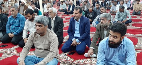 تصاویر/اقامه نماز جمعه ۱۲اسفند شهرستان قشم