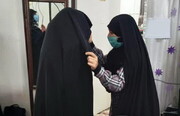 اهدای ۳۸۵ قواره چادر به دانش آموزان مدارس امین استان مرکزی